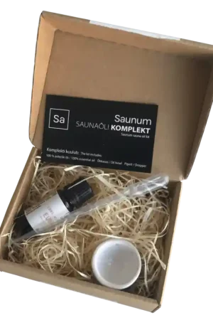Coffret SAUNUM avec huile essentielle Expédié Aujourd'hui