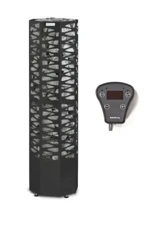 Expédition Rapide Poêle de sauna électrique - NARVI SMOOTH 10,5 kW, noir