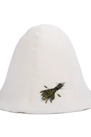 Bonnet de sauna - SAUNA WHISK, blanc Offre Limitée