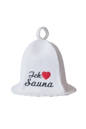Chapeau de sauna - Ich liebe Sauna Expédié Aujourd'hui