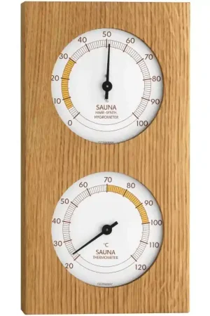 Petit Prix Thermomètre - Hygromètre, chêne