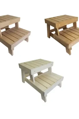 Authentique Banc de sauna HARVIA Formula - marchepied, 770 x 600 x 510 mm