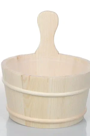 Achat Immédiat Seau en bois SAUFLEX 4 l, pin