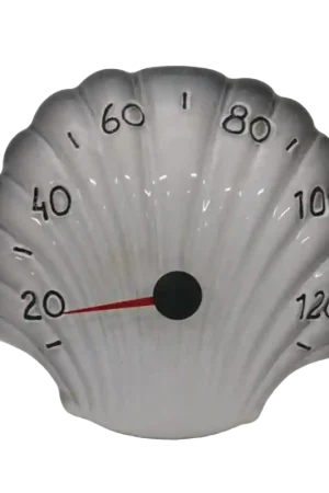 Thermomètre de sauna en céramique - coquillage Bon Plan
