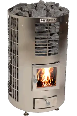Acheter En Ligne Poêle à bois pour sauna - MONDEX KLAPI, acier inoxydable