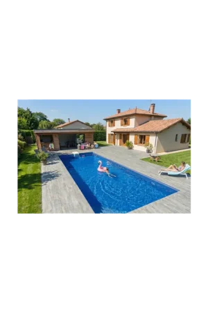 Kit piscine bloc polystyrène 9 x 4.50 m | Bloc Filtrant Jusqu'à Épuisement Des Stocks