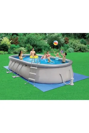 Piscine autoportante ovale - 6,10 x 3,66 x 1,22m Offre Du Jour