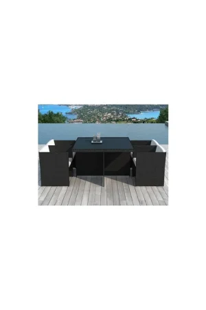 Salon de jardin encastrable 4 personnes DELORM Réduction