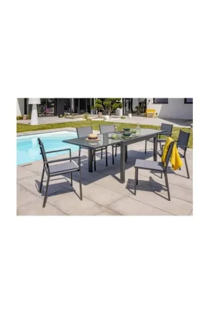 Table aluminium Tolede Soldes
